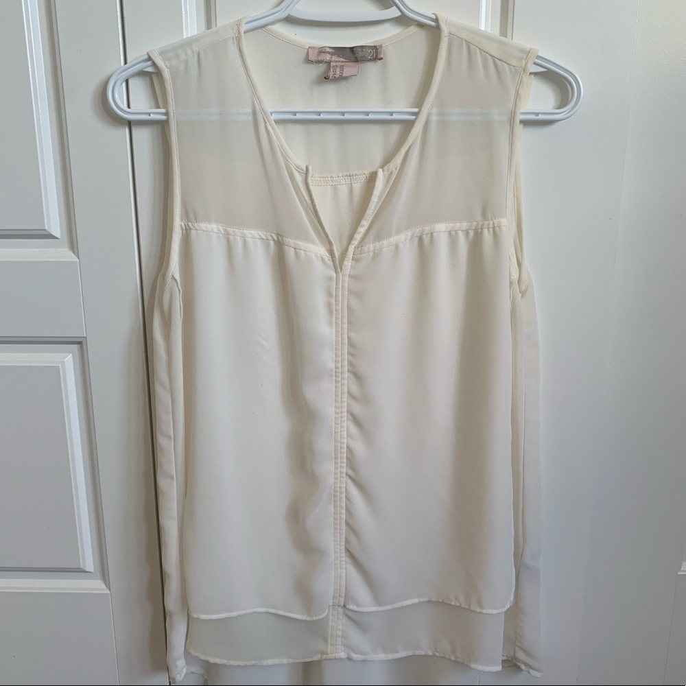 Forever 21 Sleeveless Hi-low Tank
